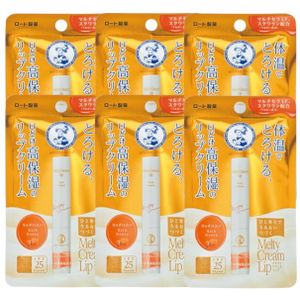 Rohto Mentholatum - Melty Cream Lip SPF25/PA+++ - Rich Honey (6ea) Set