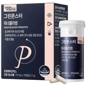 Green Monster - Inner Blossom (Probiotics) - 170mgx30