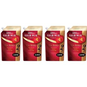 Shiseido - Tsubaki Premium Moist & Repair Conditioner Refill - 600ml (4ea) Set