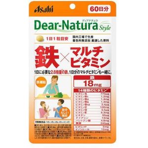 Asahi - Dear Natura Style Iron X Multivitamin 60 Days Supply - 60 tablets