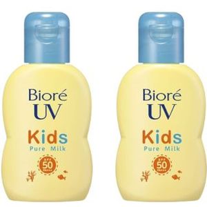 Kao - Biore UV Kids Pure Milk Sunscreen SPF50 PA+++ - 70ml (2ea) Set