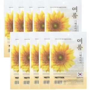 PRETTYSKIN - Hankook Summer Mask Pack - Sunflower - 10pcs Set