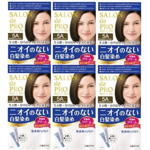 Dariya Salon De Pro - Hair Color Cream - 1box - 5A Deep Assy (6ea) Set