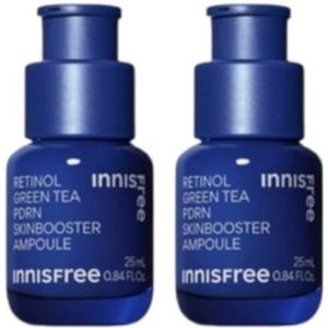 innisfree - Retinol Green Tea PDRN Skin Booster Ampoule - 25ml (2ea)