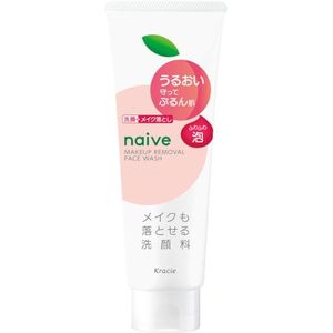 Kracie - Naive Makeup Removal Face Wash Moisturizing - 180g
