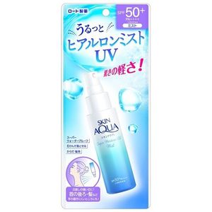 Rohto Mentholatum  - Skin Aqua Super Moisture UV Mist SPF50+ PA++++ - 60ml