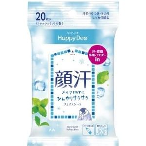 Mandom - Happy Deo Body Sheet - 20 bladen - Refresh Mint