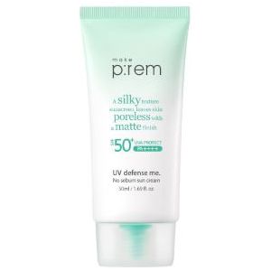 make p:rem - UV Defense Me. No Sebum Sun Cream SPF50+ PA++++ - 50ml