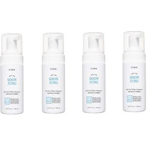 ETUDE - Soon Jung pH 6.5 Whip Cleanser (4ea) Set