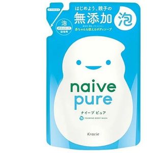 Kracie - Naive Pure Foaming Body Soap Jumbo Refill - 450ml