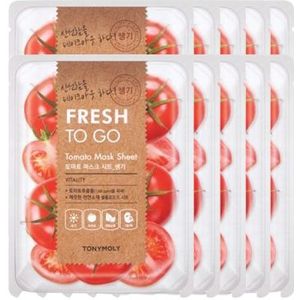 TONYMOLY - Fresh To Go Mask Sheet - TOMATO - 1pc (10ea) Set