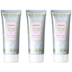 Canmake - Mermaid Skin Gel UV SPF 50+ PA++++ - 40g - 01 Clear (3ea) Set