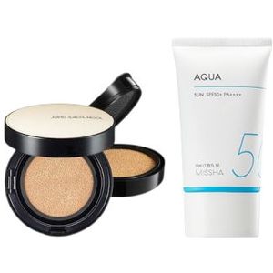 MISSHA - All-Around Safe Block Aqua Sun SPF50+ PA++++ (New version of All-Around Safe Block Aqua Sun Gel ) - 50ml X Jung Saem...