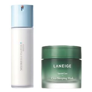 LANEIGE - Water Bank Blue Hyaluronic Emulsion For Combination To Oily Skin - 120ml (1ea) + Cica Sleeping Mask - 60ml (1ea) Set