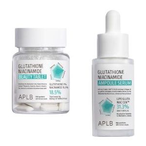 APLB - Glutathione Niacinamide Beauty Tablet - 30ea & Ampoule Serum - 40ml Set