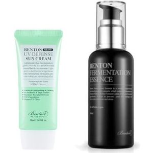 Benton - Fermentation Essence - 100ml + Air Fit UV Defense Sun Cream SPF50+ PA++++ - 50ml (1ea) Set