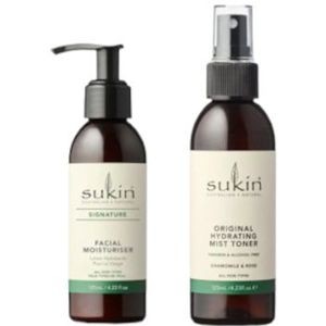 Sukin - Original Hydrating Mist Toner - 125ml (1ea) X Signature Facial Moisturiser - 125ml (1ea)