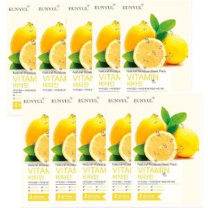 EUNYUL - Natural Moisture Mask Pack - Vitamin - 10pcs set