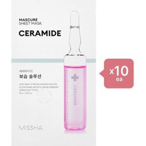MISSHA Mascure Solution Sheet Mask - Cermide - 1pc (10ea) Set