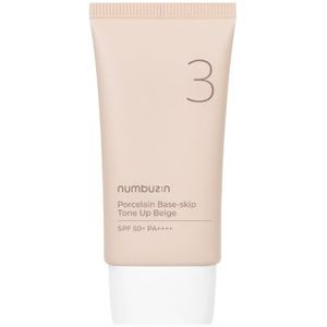 [Promotie] numbuzin - No.3 Porcelain Base-skip Tone Up Beige SPF50+ PA++++ - 50ml