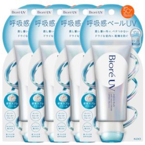 Kao - Biore UV Aqua Rich Airy Hold Cream SPF50+ PA++++ - 70g (4ea) Set