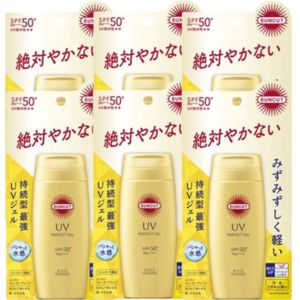 Kose - Suncut UV Perfect Gel Super Water Proof SPF50+ PA++++ - 80g (6ea) Set