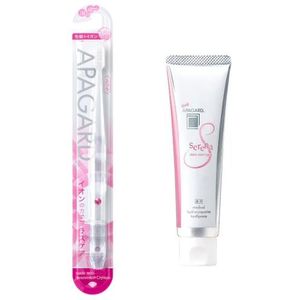 APAGARD - Serena Toothpaste - 53g (1ea) + APAGARD - Crystal Toothbrush - 1pc - Random Color (1ea) Set