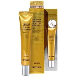 PRETTYSKIN - Wrinkle Eraser Roll On Eye Cream Gold Snail - 30ml
