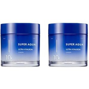 MISSHA - Super Aqua Ultra Hyalron Cream - 70ml (2ea) Set