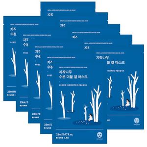 Round Lab - Birch Juice Moisturizing Double Gel Mask - 10stukken