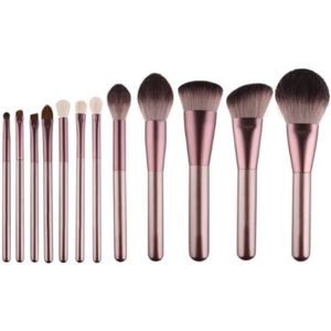 [Deal] MissLady - Set Of 12 Make Up Brushes - 1set/12pcs - Grape