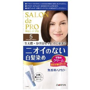 Dariya - Salon De Pro - Hair Color Cream - 1box - 5 Natural brown