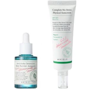 AXIS-Y - Complete No Stress Physical Sunscreen SPF50+ PA++++ - 50ml (1ea) + Artichoke Intensive Skin Barrier Ampoule - 30ml...