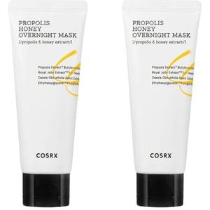 COSRX Full Fit Propolis Honey Overnight Mask - 60ml (2ea) Set