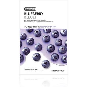 [PROMOTIE]THE FACE SHOP - Real Nature Face Mask - Blueberry - 1stuk