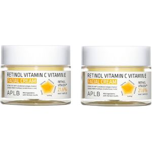 APLB - Retinol Vitamin C Vitamin E Facial Cream - 55ml (2ea) Set