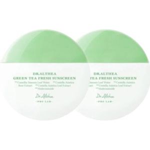 Dr. Althea  - Green Tea Fresh Sunscreen SPF50+ PA++++  -  45ml (2ea) Set