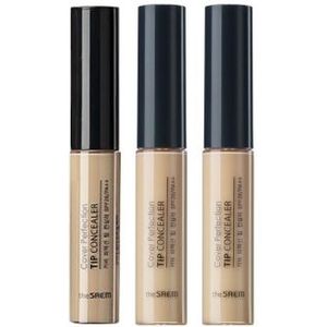 The Saem - Cover Perfection Tip Concealer - 01 Clear Beige (1ea) + Peach Beige (1ea) + Green Beige (1ea)