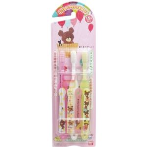 Bandai - The Bears' School Children's Toothbrush - 3 stukken
