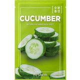 [PROMOTIE]The Saem - Natural Mask Sheet - Cucumber - 1stuk