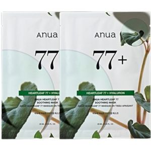 ANUA - Heartleaf 77 Soothing Mask - 1pc (2ea) Set