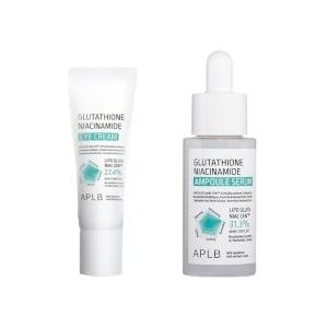 APLB - Glutathione Niacinamide Ampoule Serum - 40ml (1ea) + Glutathione Niacinamide Eye Cream - 20ml (1ea) Set
