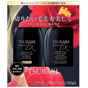 Shiseido - Tsubaki Premium EX Damage Care & Repair Shampoo & Treatment Set - 400ml + 400ml