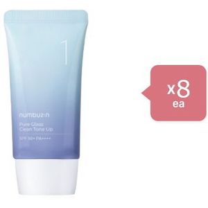[PROMOTIE]numbuzin - No.1 Pure Glass Clean Tone Up SPF50+ PA++++ - 50ml (8ea) Set
