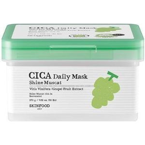 SKINFOOD - Shine Muscat Cica Daily Mask - 270g/30stukken