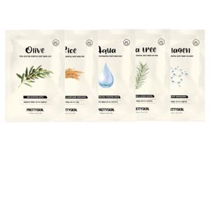 PRETTYSKIN - Total Solution Essential Sheet Mask Buffet Set (A)
