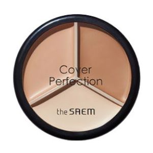 [PROMOTIE]The Saem - Cover Perfection Triple Pot Concealer - 4.5g*3 - 02 Contour Beige