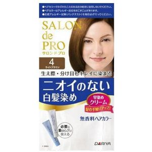 Dariya - Salon De Pro - Hair Color Cream - 1box - 4 Light Brown