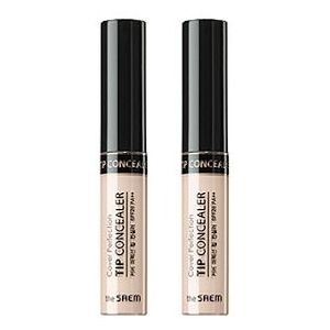 The Saem Cover Perfection Tip Concealer - 0.5 Ice Beige (2ea) Set