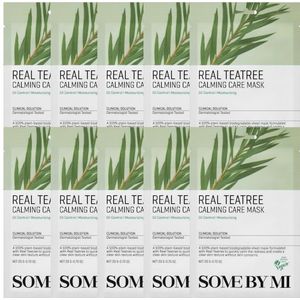SOME BY MI - Real Teatree Calming Care Mask - 10 Stukken